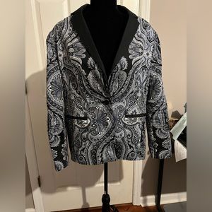 Coldwater Creek Blazer in paisley